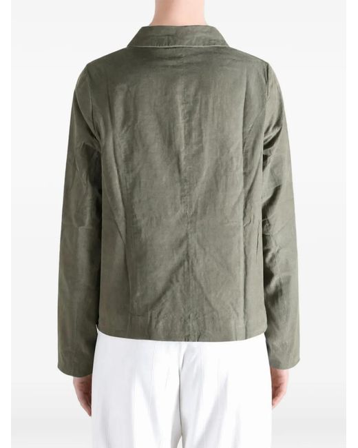 Casey Casey Green Pwet Button-Fastening Jacket