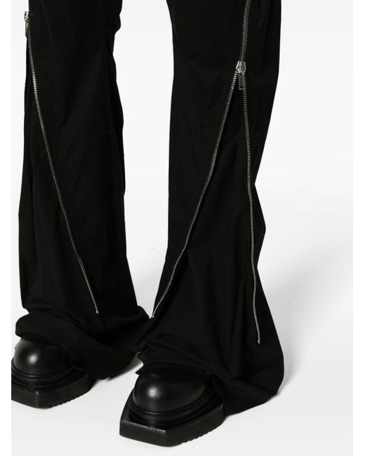 Pantalones Bolan Banana slim de talle alto Rick Owens de hombre de color Black