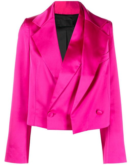 RTA Oaklee Doublelapel Jacket in Pink Lyst