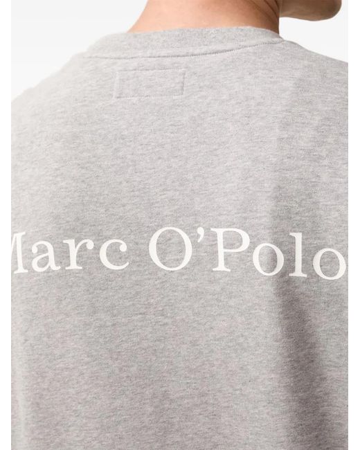 Marc O' Polo Gray Logo-Print Sweatshirt for men