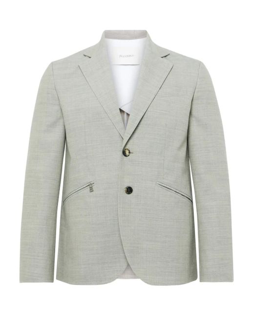 J.W. Anderson Blazer Met Ritszak En Twee Knopen in het Gray voor heren