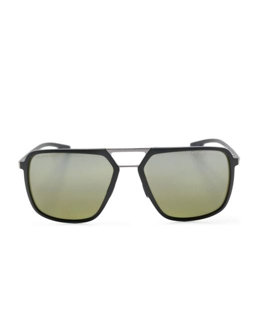 Porsche Design Black Navigator-frame Sunglasses for men
