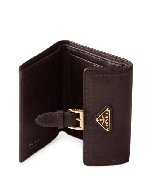 Prada Brown Small Nappa Leather Wallet