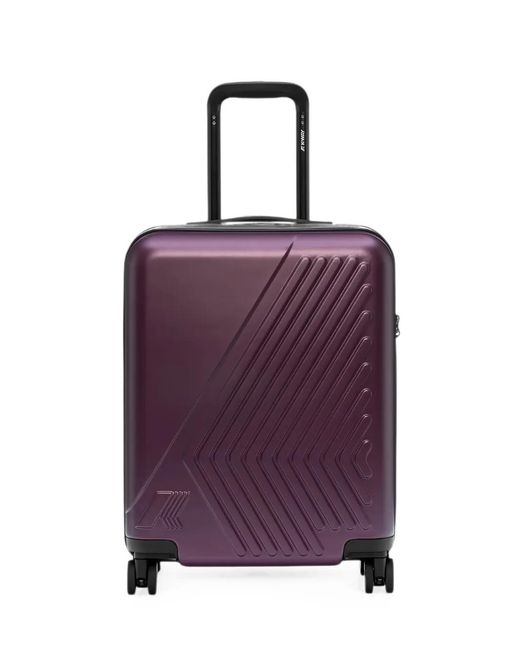 K-Way Purple Eudoxie Suitcase