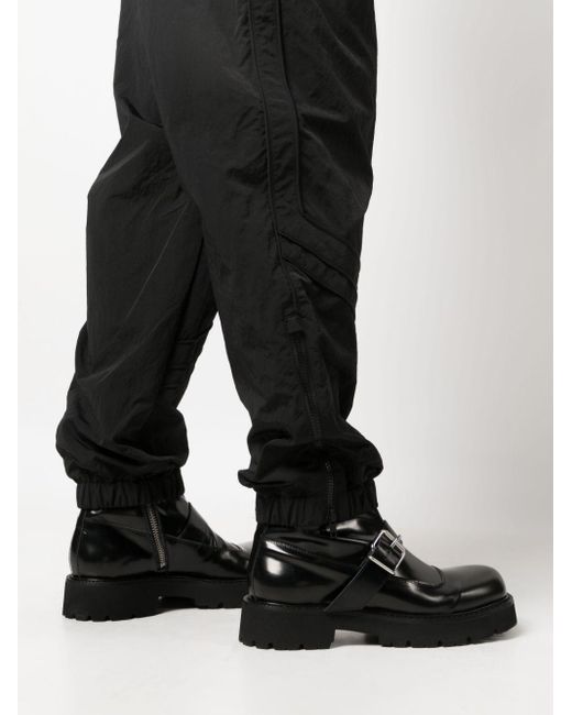 Pantalones de chándal ajustados con cordones Juun.J de hombre de color Black