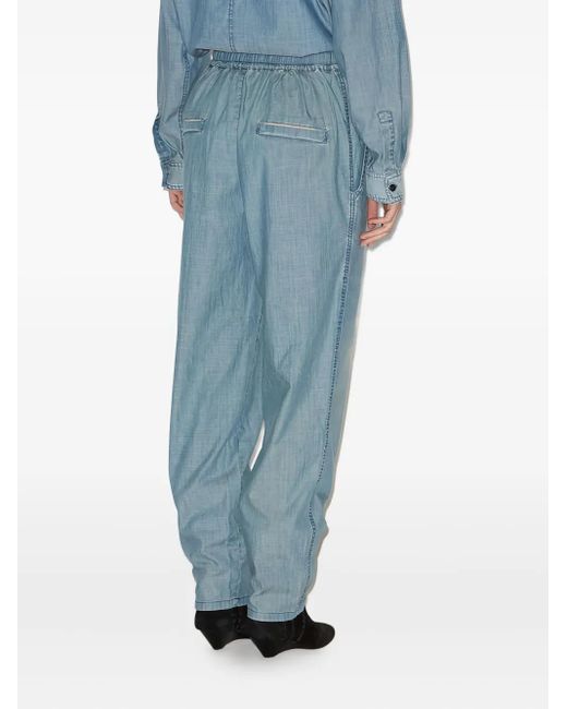 Pantaloni Con Coulisse di Isabel Marant in Blue