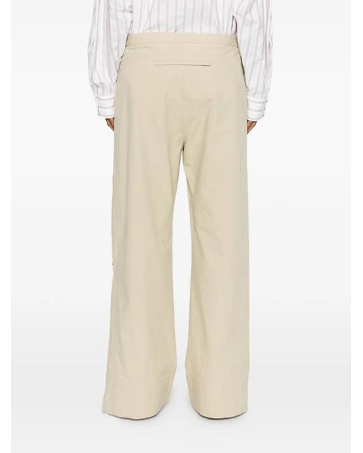 Calvin Klein White Gemma Wide-Leg Trousers