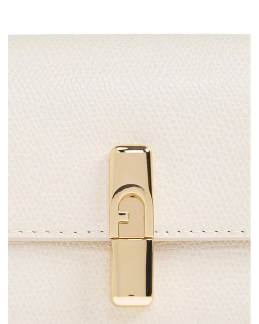 Furla Natural Small Iride Leather Wallet
