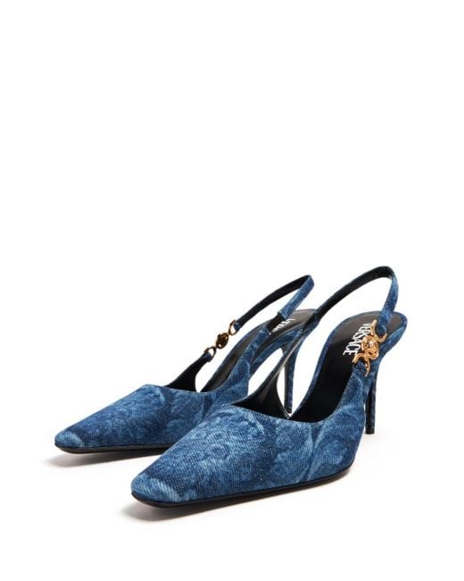 Zapatos Medusa '95 con tacón de 85 mm Versace de color Blue