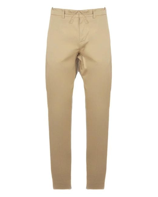 Canali Broek Met Trekkoord in het Natural voor heren