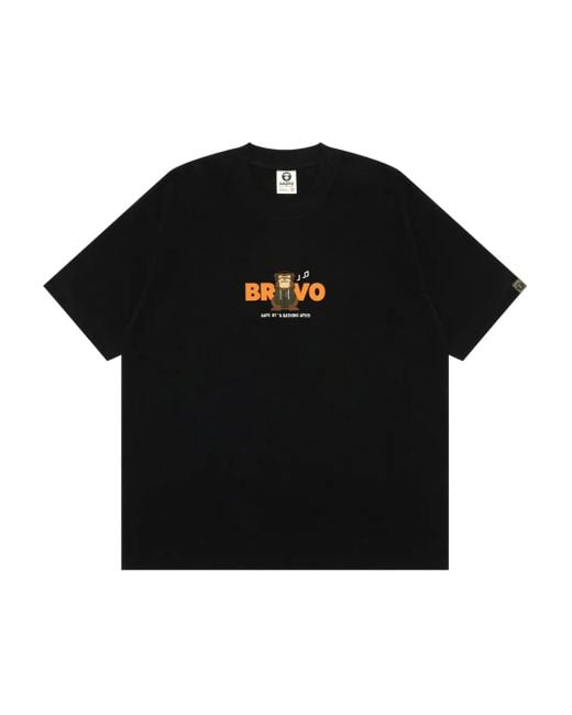 Aape By A Bathing Ape T-Shirt Mit Logo in Black für Herren