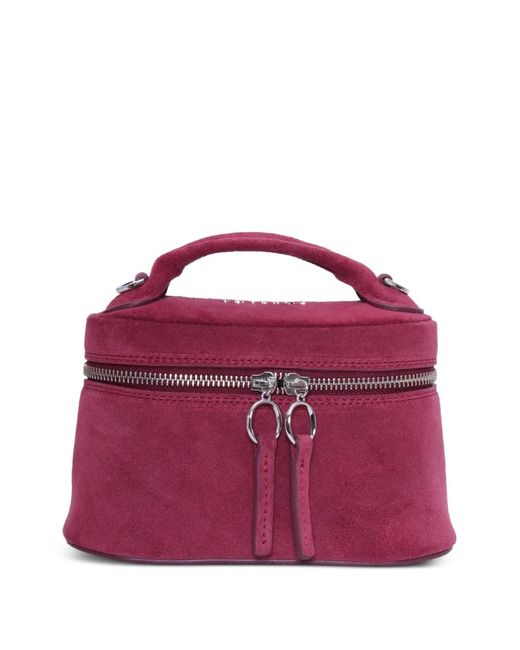 Orciani Purple Mini Joy Suede Tote Bag