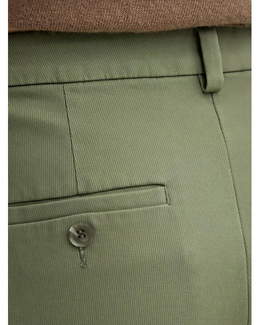 Sisley Green Belt-Loop Trousers