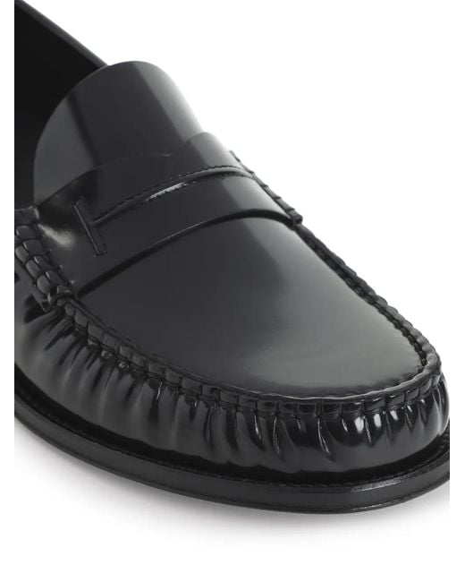 Tom Ford Black Leather Loafers for men