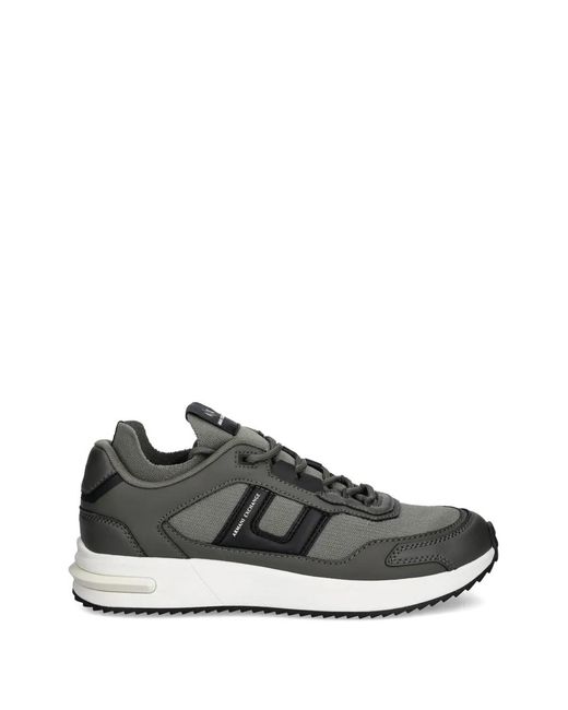 ARMANI EXCHANGE Gray Logo Detail Sneakers for men