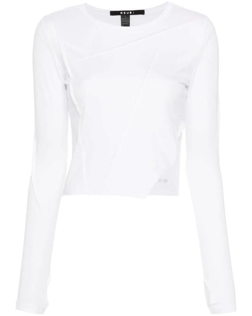 Ksubi White Fragment Patchwork T-Shirt