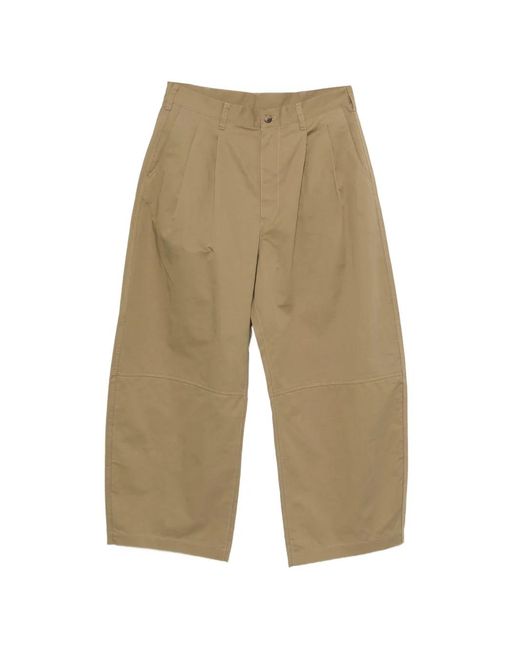 Comme des Garçons White Belt-Loop Trousers for men