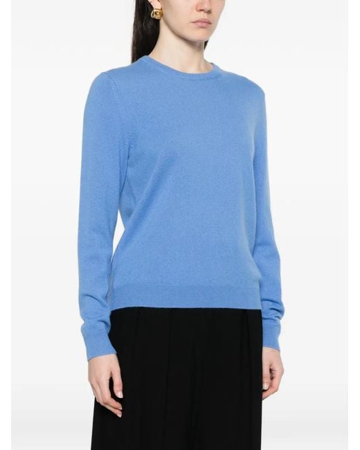 Bompard Blue Round-Neck Sweater