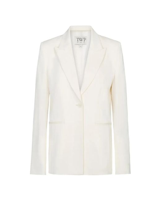 Twp White Fit Blazer