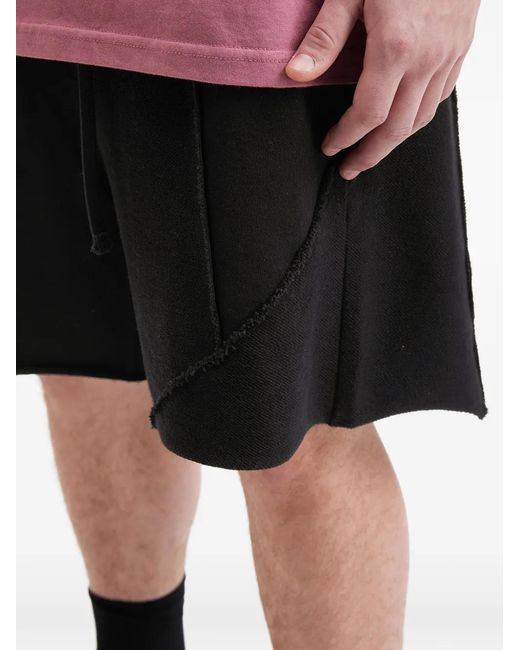FIVE CM Black Logo-Embroidered Shorts for men
