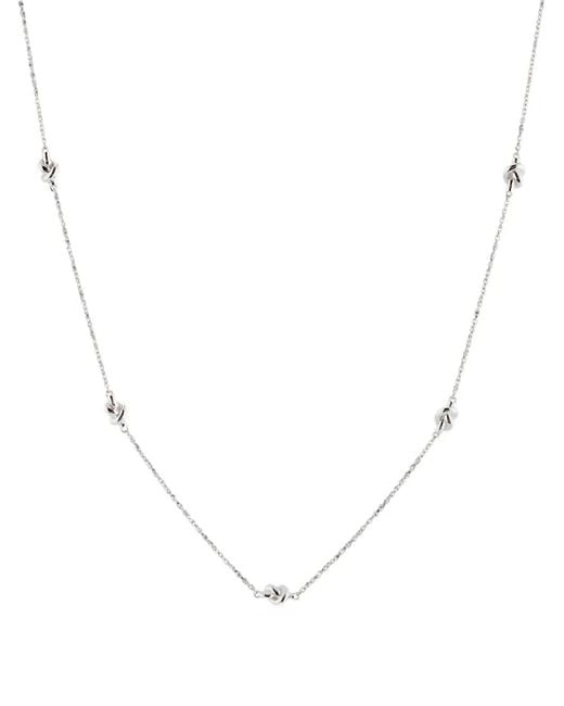 Auree Jewellery White St Ives Knot Necklace