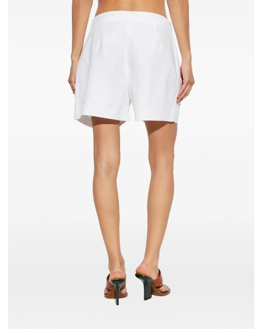 Rag & Bone Geplooide Shorts in het White