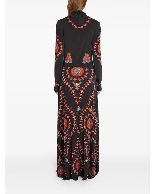 Giambattista Valli Silk Road マキシドレス Red