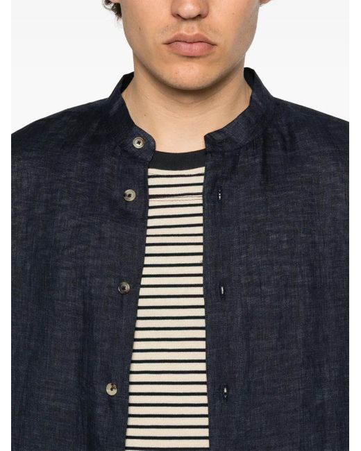メンズ Paul Smith リネンシャツ Blue