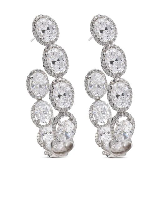 Juwelina Paris White Essie Earrings