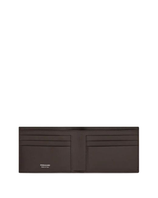 Ferragamo Brown Portefeuille Gancini for men