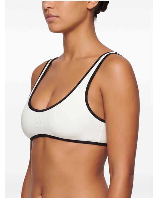 Kiki de Montparnasse Black Contrast Bikini Top
