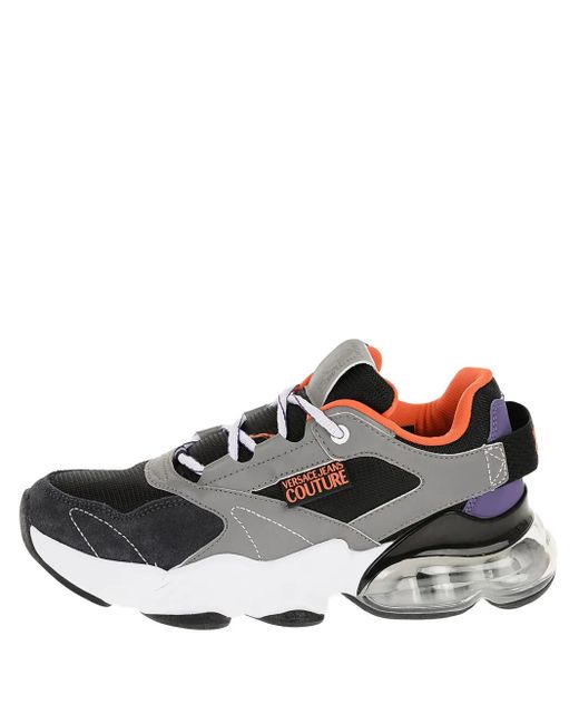 Zapatillas con suela gruesa Versace de hombre de color White