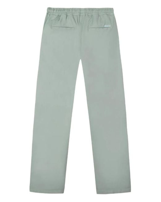 Maison Labiche Blue Drawstring Trousers for men