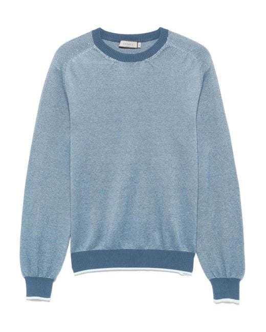 Pull En Coton Canali pour homme en coloris Blue