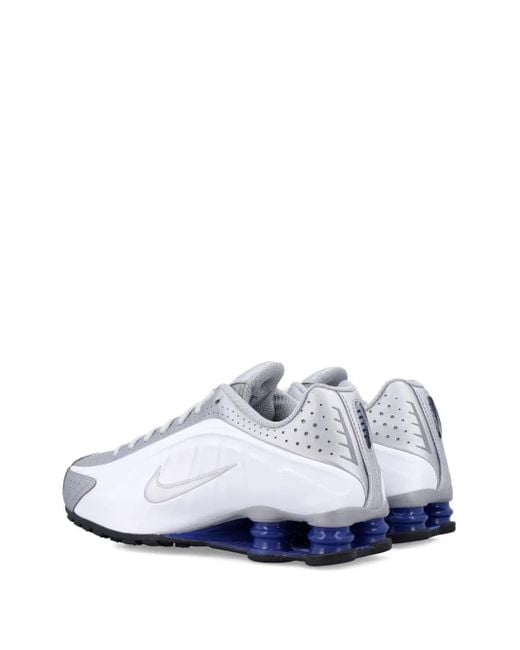Nike White Shox R4 Sneakers