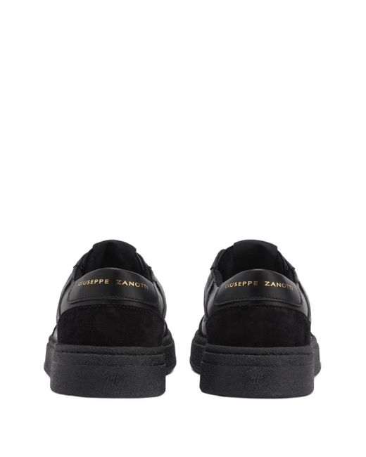 Giuseppe Zanotti Black Gz94 Panelled Low-Top Sneakers for men