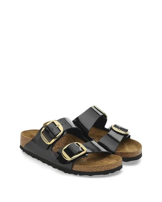 Birkenstock Black Arizona Buckle-Strap Sandals
