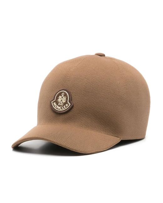 Cappello Da Baseball Con Applicazione Logo di Moncler in Natural da Uomo