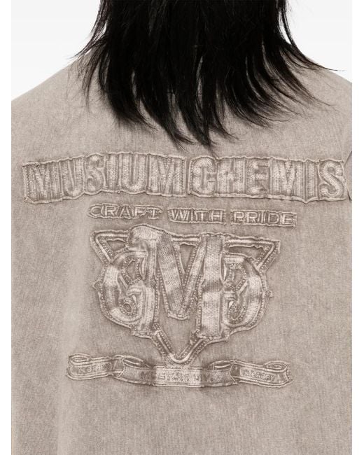 メンズ Musium Div. ロゴ Tシャツ Gray