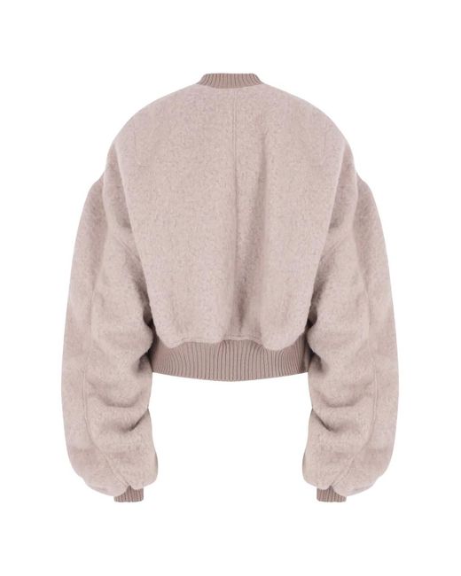 Rick Owens Pink Secchia Cropped Jacket
