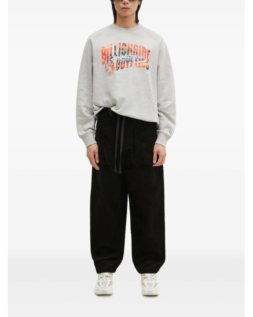 BBCICECREAM Gray Astronaut-Logo Sweatshirt for men