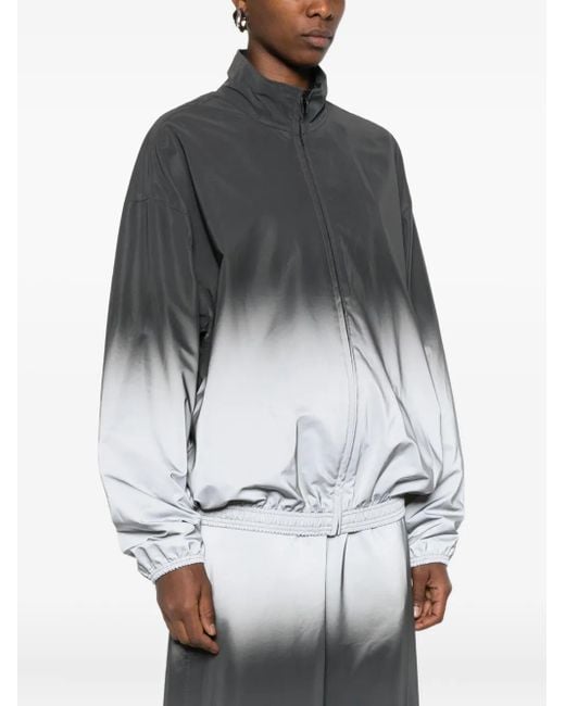 Alexander Wang Reflective Track Jacket in Gray | Lyst