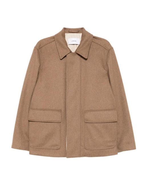 メンズ Lardini ウール ジャケット Brown
