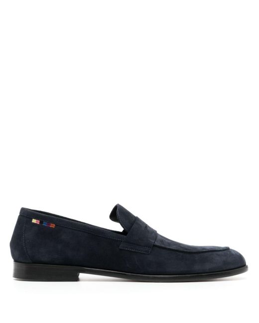 Paul Smith Blue Figaro Suede Loafers for men