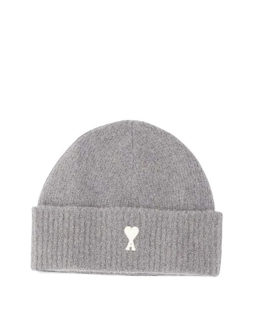 AMI Gray Ami Alpaca-Blend Hat