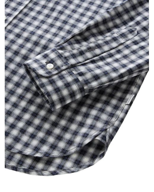 Woolrich Blue Check Pocket Shirt for men