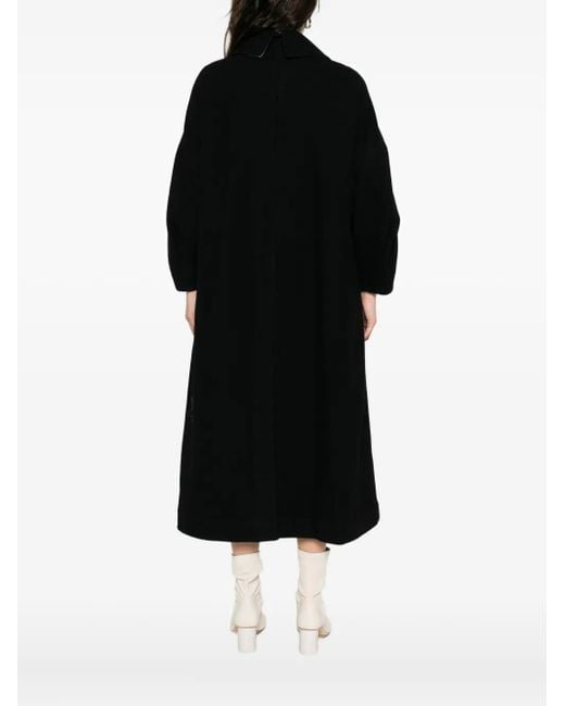 SOH Black Single-Breasted Coat