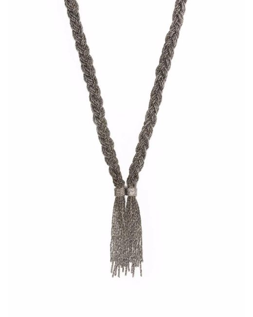 Aurelie Bidermann Black Lange Miki Halskette