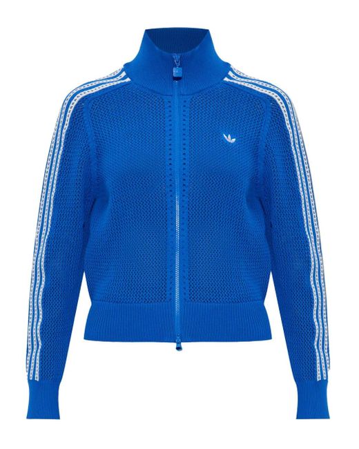 Felpa Traforata di Adidas in Blue