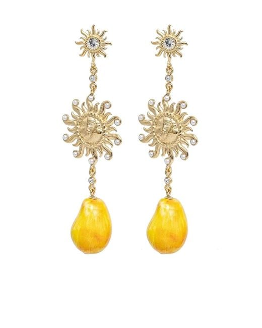 Guess サンフェイス ピアス White